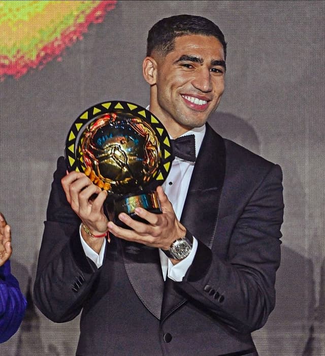 Achraf Hakimi Crowned African Footballer Of The Year.