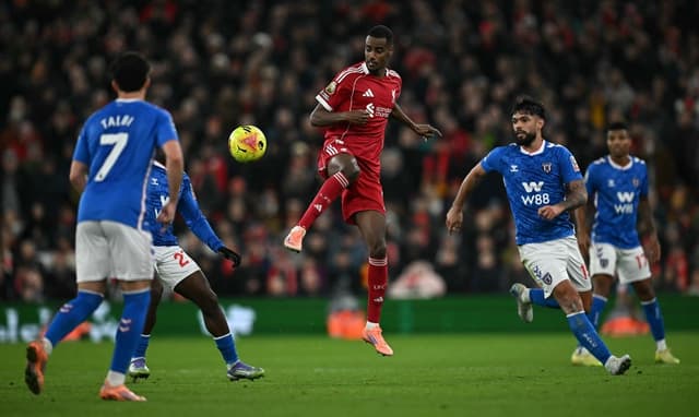 Liverpool draw Sunderland at Anfield.