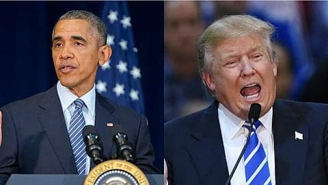 President Trump attacks Obama for winning the Nobel Peace Prize "for doing nothing but destroying our country."